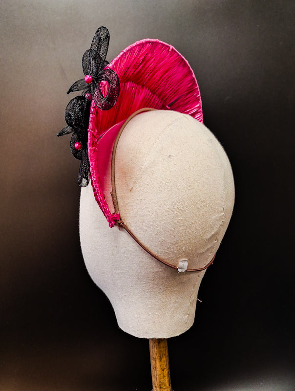 Pink Halo Fascinator