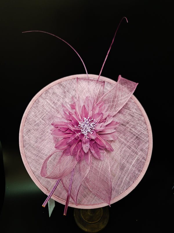 Soft Silver Fascinator